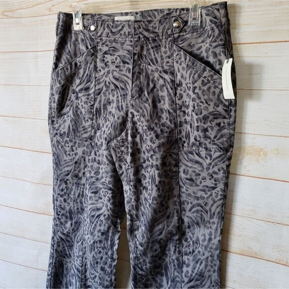 Pilcro Anthropologie Mid-Rise Demilune Boot Cut Utility Pant Women Size 29 Grey - Picture 5 of 11